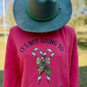 Bella Canvas Red Holiday Graphic Jacket